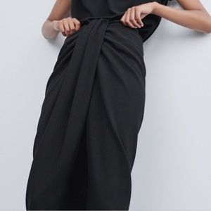 Zara Knotted Pareo Skirt
